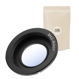 M42 AI ∞ Bague D'ADAPTATION Compatible Objectif M42 vers BOITIER Nikon AI F AI-F Mise AU Point A L'INFINI avec LENTILLE Adaptate