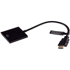Gembird a-hdmi-vga-03 VGA HDMI Noir adaptateur de câble pour câble (VGA