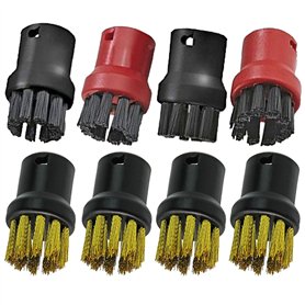 SPARES2GO Nylon + Laiton Buse Buses D'outils compatible avec Karcher Nettoyeurs à Vapeur (Paquet de 8)