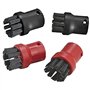 SPARES2GO Nylon + Laiton Buse Buses D'outils compatible avec Karcher Nettoyeurs à Vapeur (Paquet de 8)