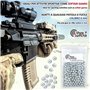 Area Shopping 500 Billes Morceaux de Billes en Acier pastilles de 6 mm de diamètre pour Pistolet arbalète