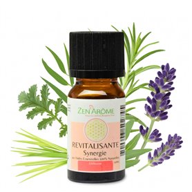 Synergie d’Huiles Essentielles Revitalisante - Mélange Huiles Essentielles 100% Pure et Naturelle - Utilisation en Diffusion pou