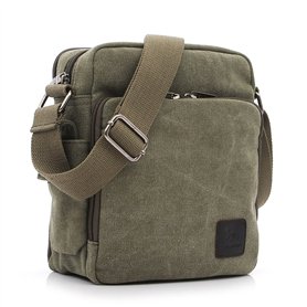 Outreo Sac bandoulière Homme Sac Besace Vintage Petit Porté épaule Sac en Toile Sacoche de Voyage pour école Université Cours Tr Outreo Sac bandoulière Homme Sac Besace Vintage Petit Porté épaule Sac en Toile Sacoche de Voyage pour école Université Cours Tr