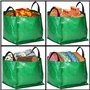 Spares2go Lot de 3 sacs à déchets de jardin 120 l