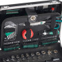 Brüder Mannesmann Tools Set Tool Box, 1 Piece, M29067, Noir
