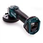 Makita DGA506ZJX1 Meuleuse d'angle 125mm BL LXT 18V + coffret Makpac + 5 disques à tronçonner B-45733, Bleu