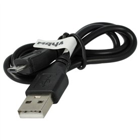 vhbw Câble de données USB (USB standard type A vers appareil photo) compatible avec Sony Cybershot DSC-RX100 II