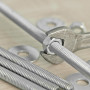 sourcing map Tige Filetée M5x25mm 0.8mm pas 304 goujons 20pcs