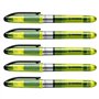 STABILO Lot de 5 Surligneurs NAVIGATOR de poche Pte Biseautée Jaune