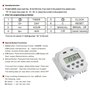 Baomain CN101A 24 V DC/AC Numérique LCD Alimentation Programmable Minuterie Minuterie Interrupteur Relais 16A