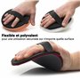 Glass Polish 15918 Support de ponçage manuel flexible pour disques de ponçage de 125 mm de diamètre à poignée auto-agrippante - 