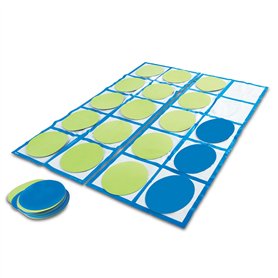 Learning Resources Kit d'activités de Tapis de Sol à Grille de dix Cases
