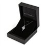 B.Catcher Collier en Argent 925, 5A Oxyde de Zirconium, Bijoux pour Femmes, pour Fête Des Mères Anniversaire Cadeau de Noël Sain
