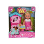 Simba - 105733065 - Ensemble de Poupée - Evi Love - Maison de Lapin Multicolore
