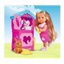 Simba - 105733065 - Ensemble de Poupée - Evi Love - Maison de Lapin Multicolore