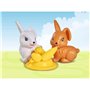 Simba - 105733065 - Ensemble de Poupée - Evi Love - Maison de Lapin Multicolore