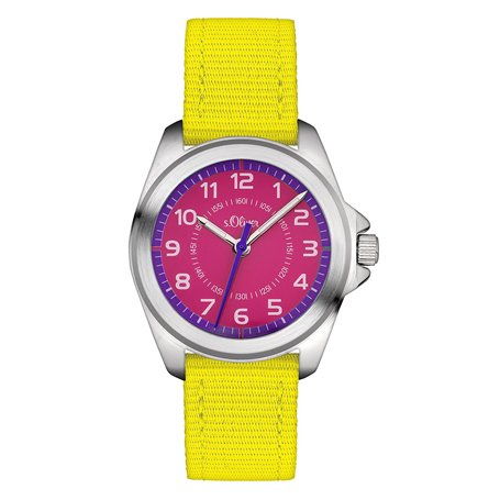 s.Oliver Mixte Analogique Quartz Montre SO-3228-LQ