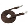EKKIA Rênes Matelassées - Couleurs - Noir, Taille Equipement Cheval - Poney