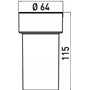 Emco Gobelet de rinçage - Lot de 1 072000090