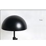 Présentoir à chapeaux réglable en métal noir demi-cercle