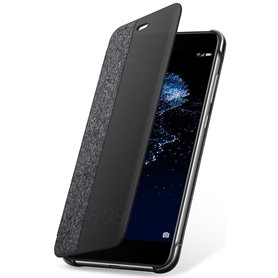 HUAWEI Etui Folio pour P10 Lite Rabat avec Fenêtre/HUAWEI Gris