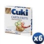Cuki Papier Fritti super absorbant en feuilles 32 x 33 cm - 6 paquets de 20 feuilles