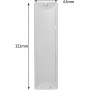 SPARES2GO Diffuseur de lumière/objectif Coque compatible avec Hygena hotte (322 mm)