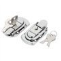 sourcingmap Valise Valise Metal Loquet à bascule de verrouillage de 65mm Longueur Hasp 2pcs avec 2 clés