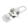 sourcingmap Valise Valise Metal Loquet à bascule de verrouillage de 65mm Longueur Hasp 2pcs avec 2 clés