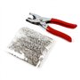 DIYI Boutons pression métal 100pcs avec pince