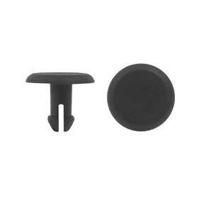 sourcing map 100pcs 4mm Plastique Diamètre Trou Fixation Agrafe Rivet Auto Pare-Choc vis Fixation Aile