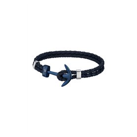 LOTUS STYLE Femme Acier et cuir Asscher pas de bijou Bracelet