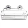 Serviteur de Douche Acier Inoxydable ,Etagère Sans Forage Panier Rangement Douche Murale Organiseur Rack pour Cuisine de Salle d