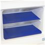 SPARES2GO Tapis de dégivrage pour réfrigérateur et congélateur - Doublure antigel durable (50 cm x 25 cm, lot de 4)