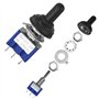WMYCONGCONG Lot de10 interrupteurs à bascule SPDT AC 125 V 6 A On/Off/On 3 positions 3 broches avec capuchon