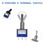 WMYCONGCONG Lot de10 interrupteurs à bascule SPDT AC 125 V 6 A On/Off/On 3 positions 3 broches avec capuchon