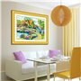 Proumhang DIY Kit Broderie Point De Croix de Bricolage 60cm x 45cm