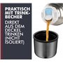 Thermos Bouteille Isotherme en Acier Inoxydable Mat de Light and Compact., Acier Inoxydable, Gris, 0,75 l