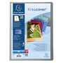 Exacompta - Réf. 5660E - Carton de 8 protège-documents Kreacover Chromaline - 60 pochettes cristal lisse - 120 vues - pour A4 - 