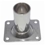 Embase/Platine Rectangulaire 22mm Droite 90° INOX 316