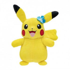 Peluche Pikachu BANDAI - Pokémon - 20 cm - Avec une fleur ou un chapeau - Modele 44,99 €