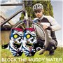 YCFAIIKG 2pcs Garde-Boue de Vélo, Garde-Boue pour vélo de Montagne, Garde-Boue Avant ou Arrière Compatible, pour Bloquer la Boue