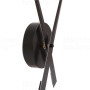 NeXtime Grande horloge murale 3118ZW HANDS, aiguille seule, en aluminium, noir, ø 70 cm, 1 pièce