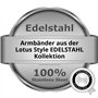 LOTUS STYLE Bracelet LS1827-2/3 Urban Man Acier inoxydable 220.00 mm Homme