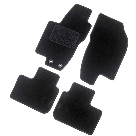 AUTO-STYLE Set de tapis de sol compatible avec Kia Rio IV 2017- & Stonic 2017-