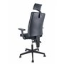 Piqueras Y Crespo (PIQU7) Chaise de Bureau avec Appui-tête Lezuza P&C Noir