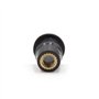 sourcingmap 20pcs Caoutchouc noir pare brise pare brise moto écrous bien écran