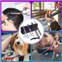 Lictin Kit 4 en 1 avec ciseaux de coiffeur de 6" (15,2 cm) noir