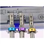 TPM Go 3 pièces Outils de crochetage de serrure tubulaire 7 broches avec une poignée, 7.0 mm, 7.5 mm, 7.8 mm