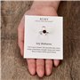Philip Jones Bague de Naissance réglable de Juillet (Rubis) créée avec des Cristaux de Zircondia®